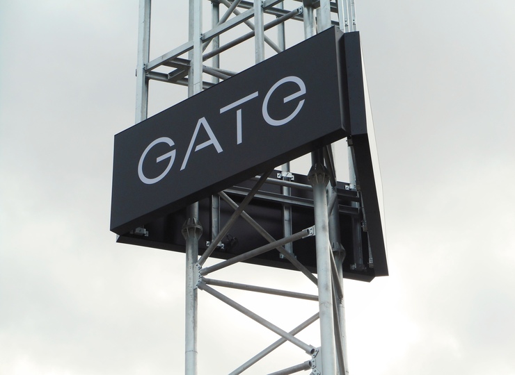 Světelná reklama GATE